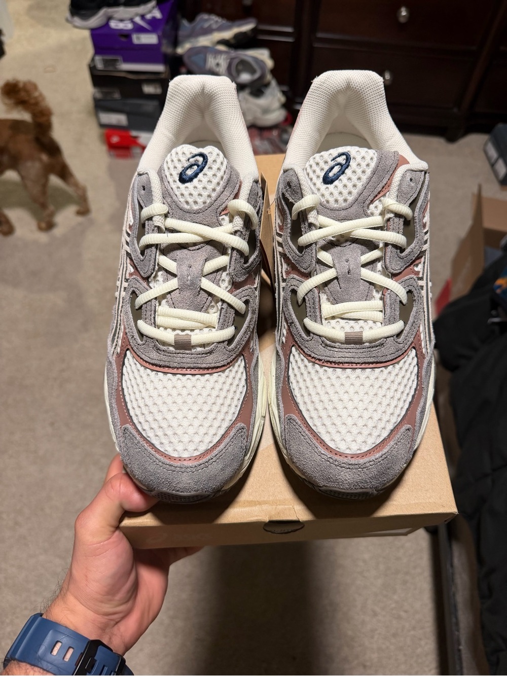 ASICS Gel-NYC ‘Birch Driftwood’ Men’s Low Top Sneakers 1203A897-200 - Picture 6 of 13